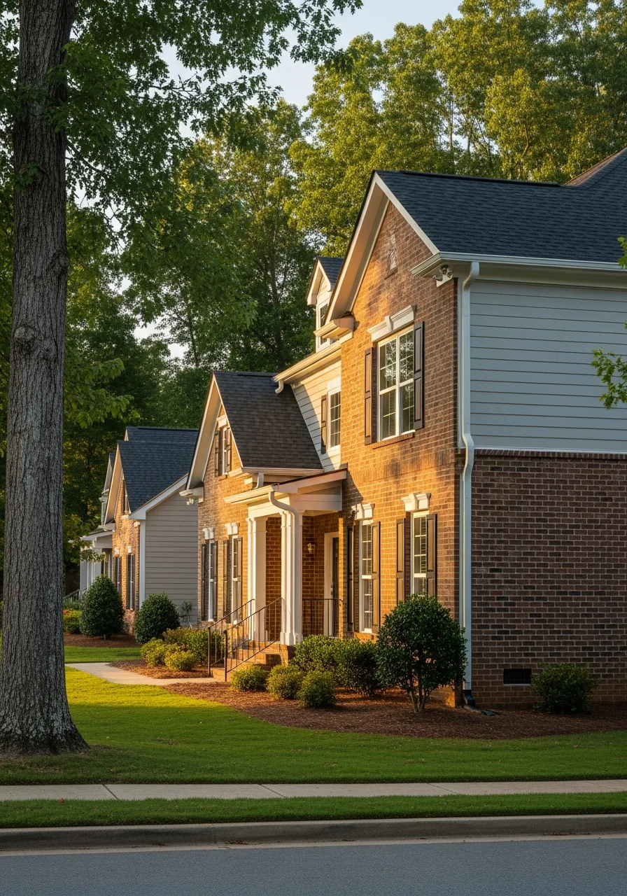 Easley home exterior with updated features and landscaping.